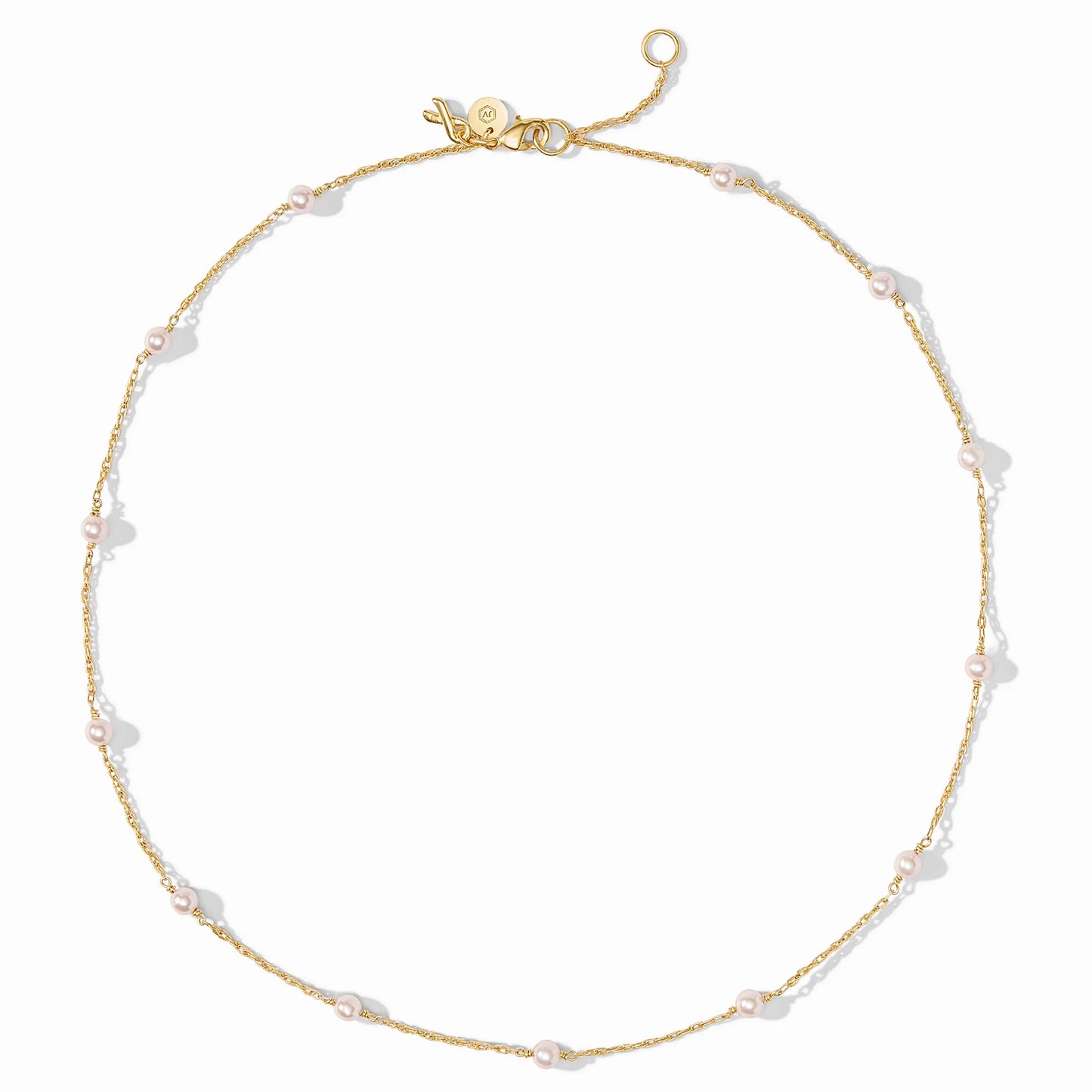 Julie Vos | The Pink Delicate Station Necklace