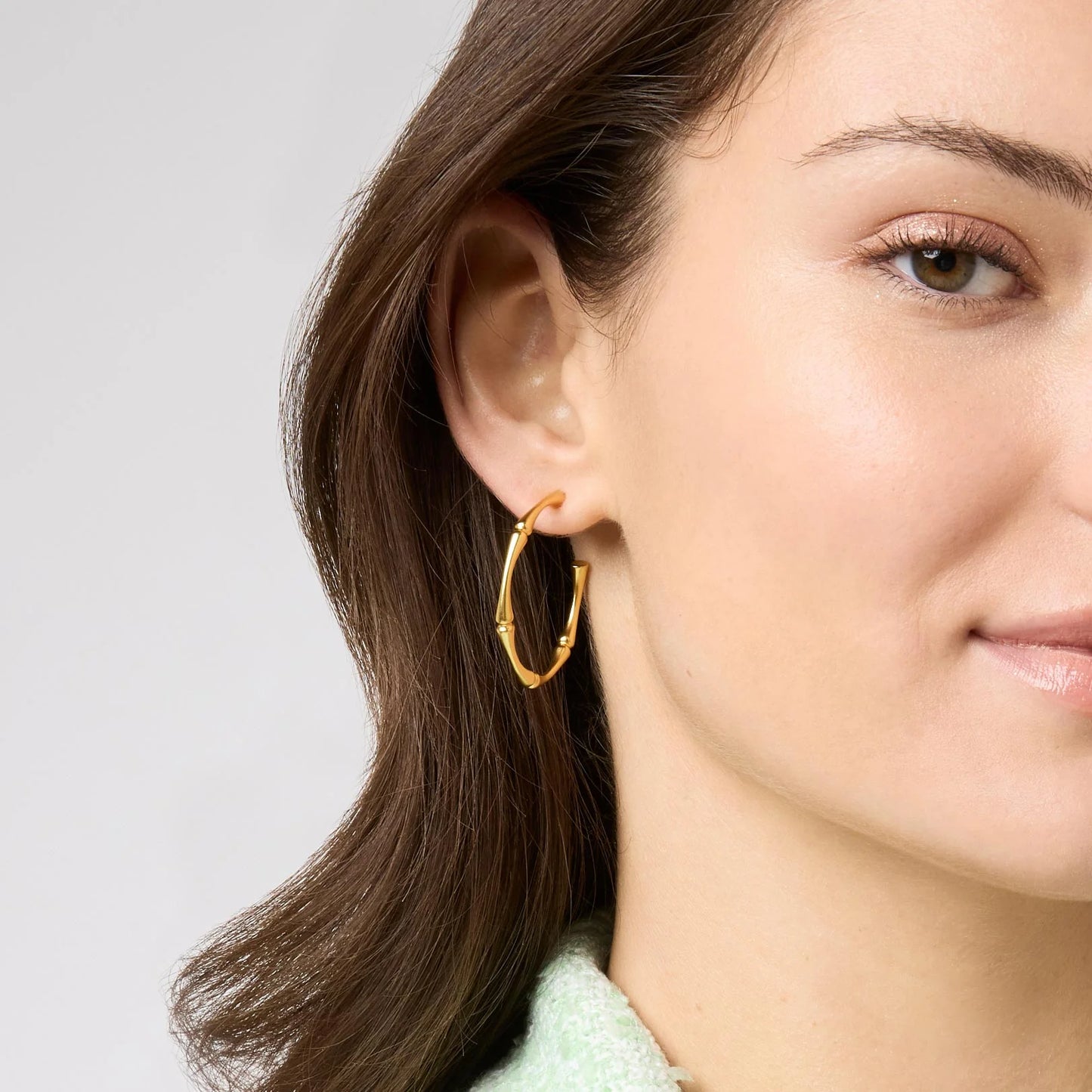 Julie Vos | Bamboo Hoop Earring