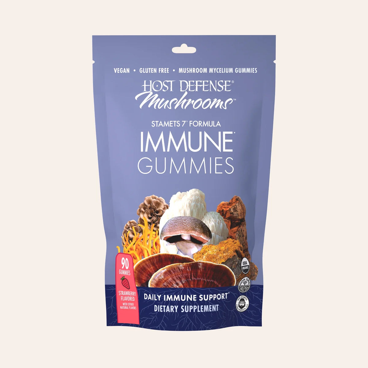 Host Defense | Stamets 7 Formula Immune Gummies