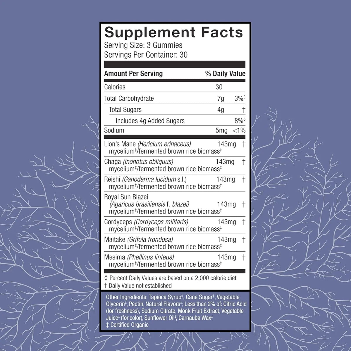 Host Defense | Stamets 7 Formula Immune Gummies