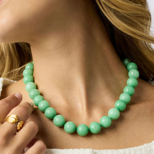 Julie Vos | Portofino Aqua Jade Necklace