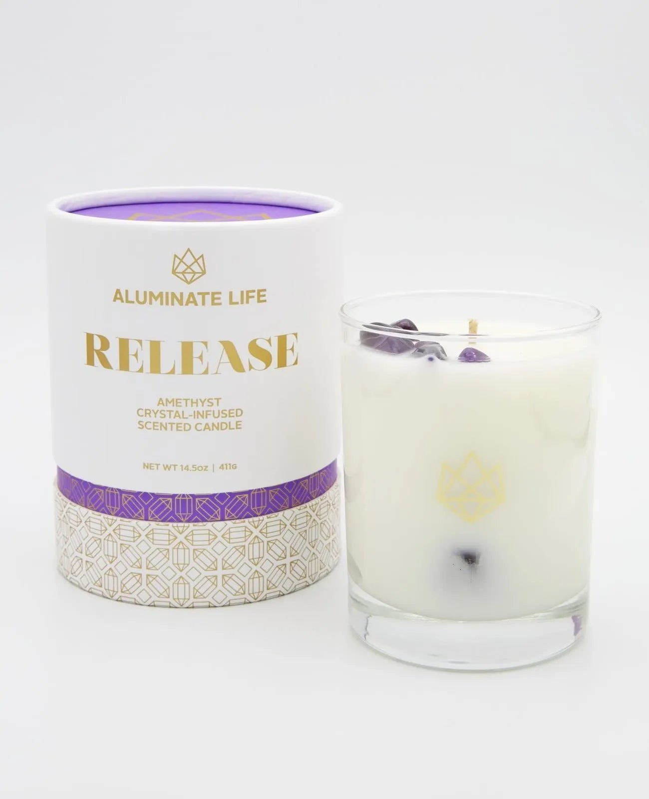 Aluminate Life | Crystal Infused Scented Candle