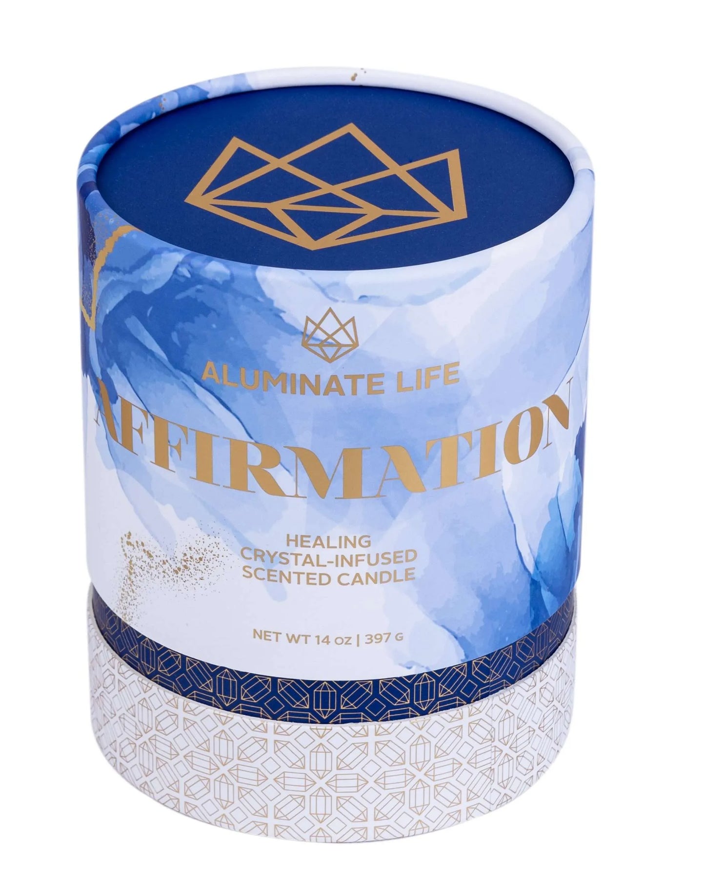 Aluminate Life | Crystal Infused Scented Candle