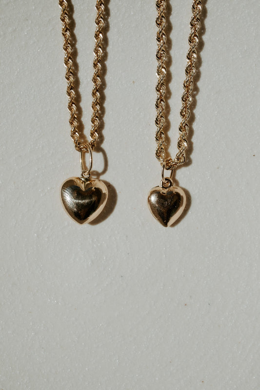 Katherine Stuart | Puffy Heart Necklace