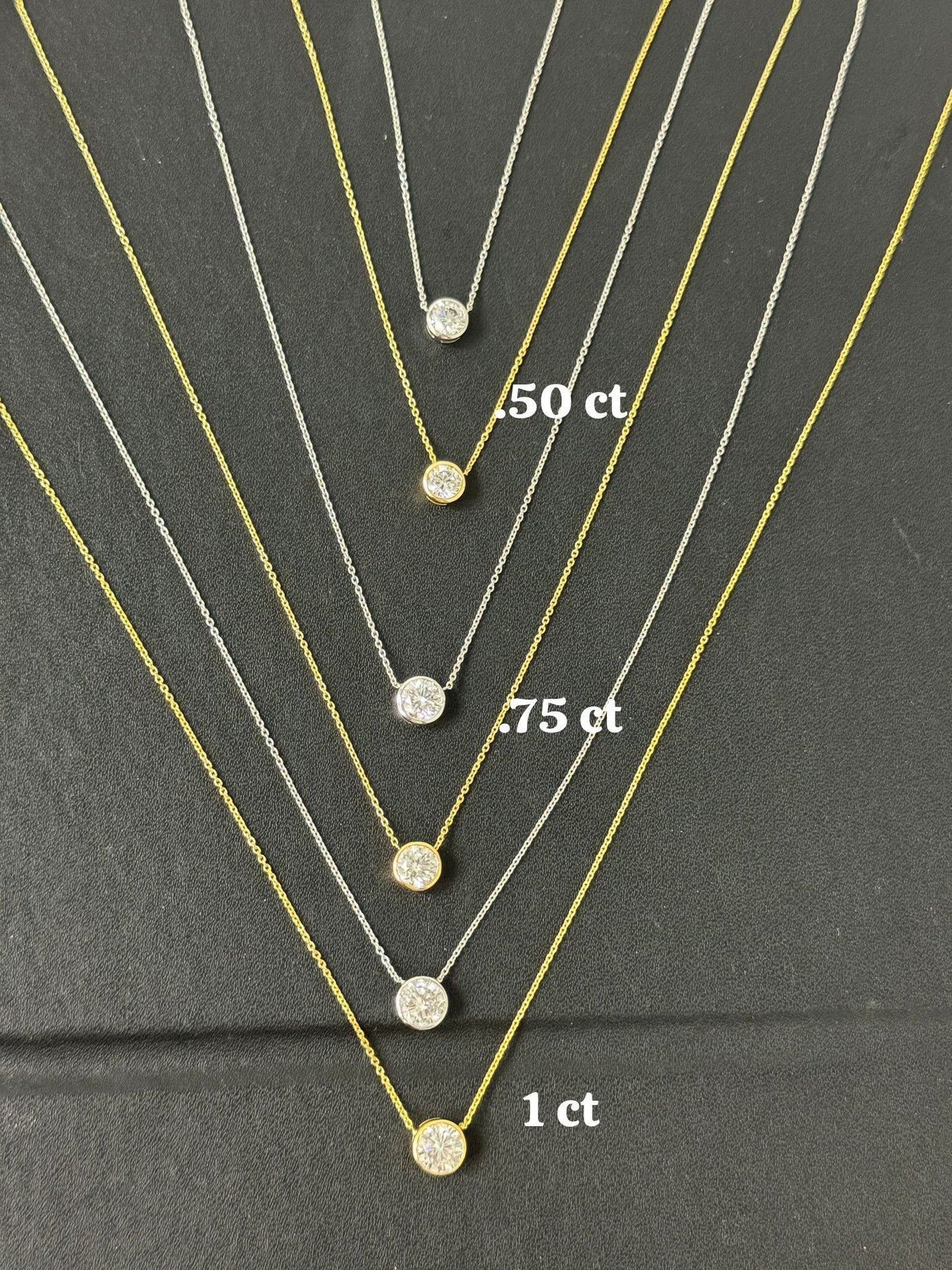PREORDER: 14k Gold + Lab Grown Diamond Necklace