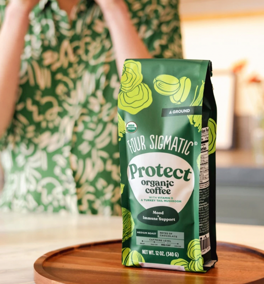 Four Sigmatic | Protect Organic ground coffee with Vit. D and Chaga Mushrooms