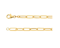 Golden Hour | 14k Gold Paperclip Chains