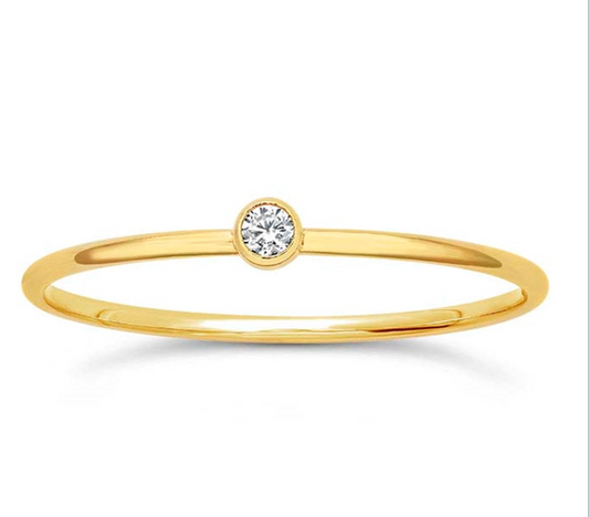 Golden Hour | Gold-Filled CZ-Set Ring
