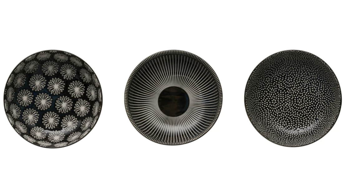 Creative Co-Op | Stoneware Bowls