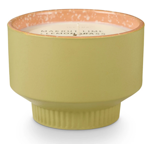 Illume | Kaffir Lime + Lemongrass Ceramic Candle
