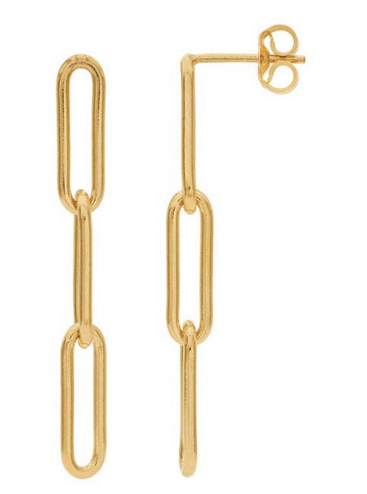 Golden Hour | Gold-Filled Paperclip Post Earrings