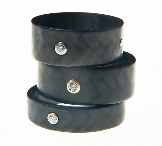 Diana Hall Jewelry | Carbon Fiber Rings