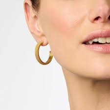 Julie Vos | Beaded Eternity Hoop Earrings
