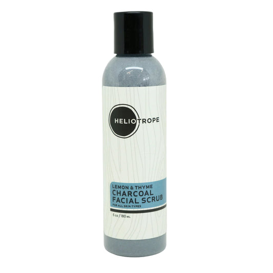 HELIOTROPE | Lemon & Thyme Charcoal Face Scrub