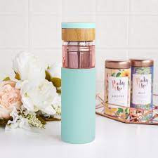 Pinky Up | Dana Glass Travel Tea Infuser Mug