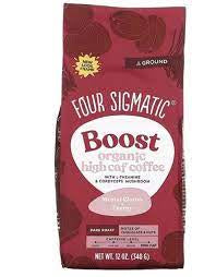 Four Sigmatic | Boost High Caf Adaptogen Ground Coffee with L-Theanine & Cordyceps