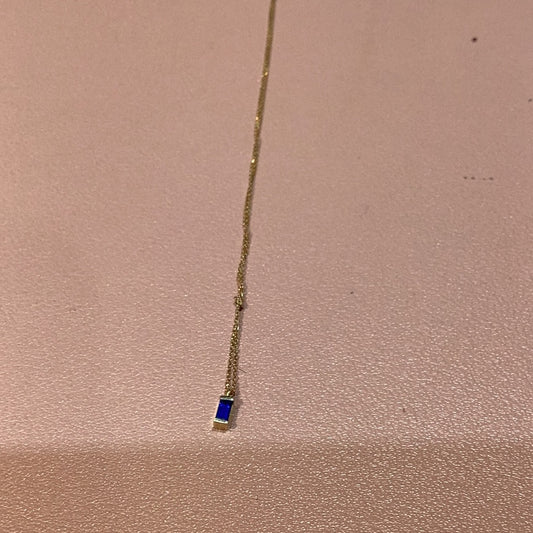 Katherine Stuart | Sapphire Channel Set Necklace