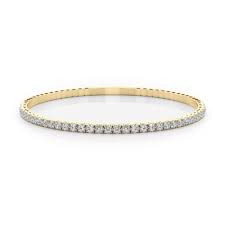 Heera | 14k Gold Stretch Flex Diamond Bracelet