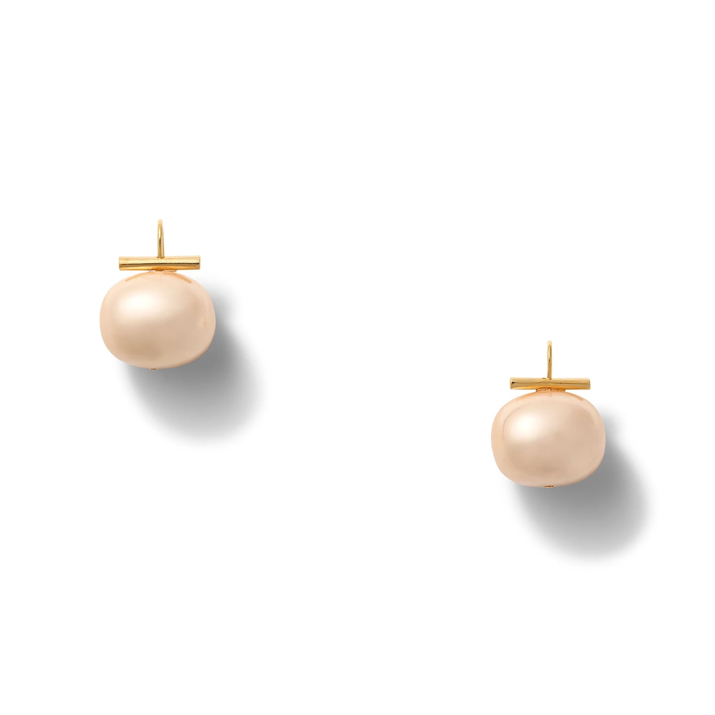 Catherine Canino | Large Pebble Pearl Earrings