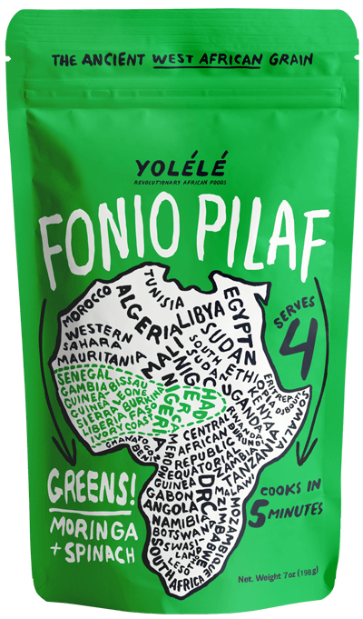 Yolele | Greens Moringa + Spinach Fonio Pilaf