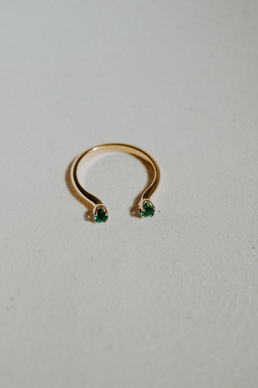 Katherine Stuart | Ella Ring Emerald Duo