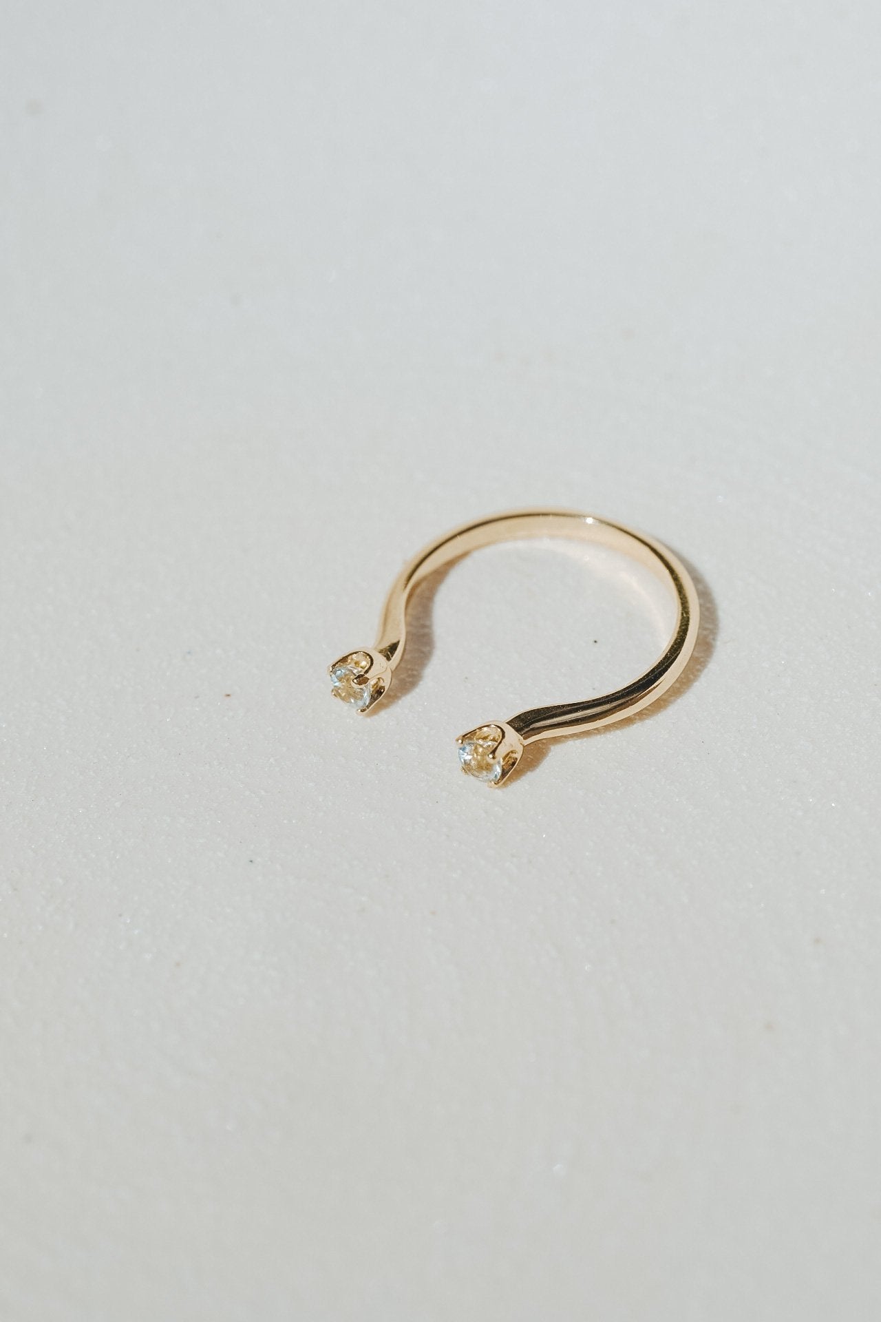 Katherine Stuart | Ella Ring Aquamarine Duo