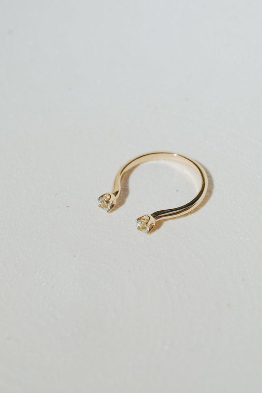 Katherine Stuart | Ella Ring Aquamarine Duo
