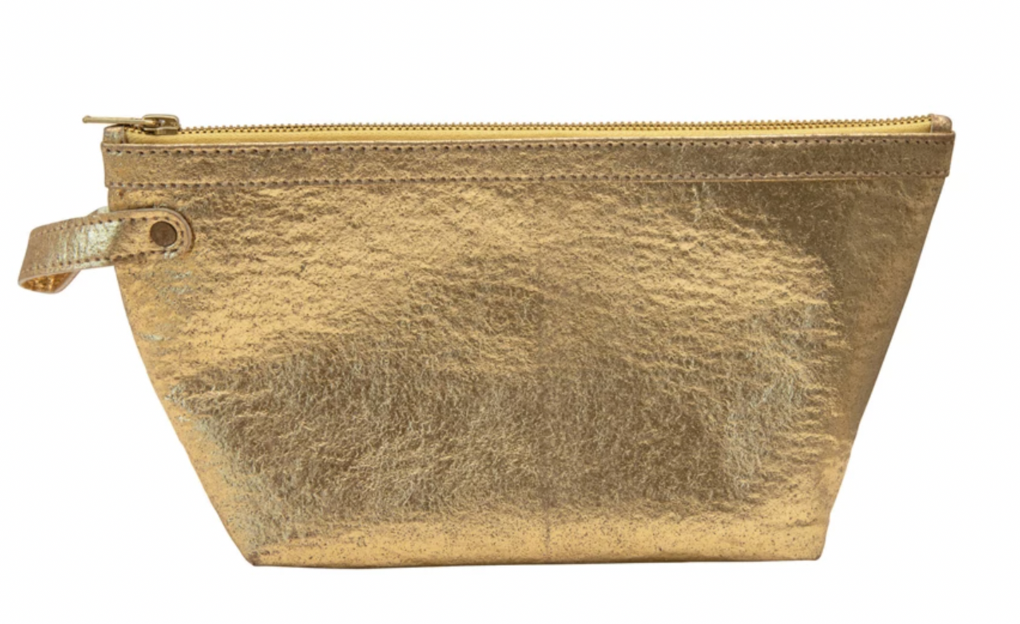 Creative Co-Op | Recycled Leather Zip Pouch