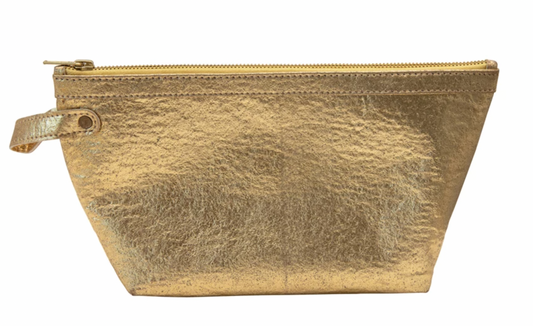Creative Co-Op | Recycled Leather Zip Pouch