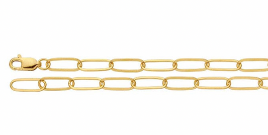 Golden Hour |  Paperclip Chain, 18"