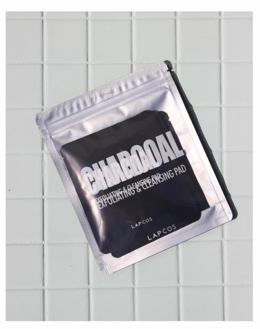 Lapcos | Charcoal Exfoliating & Cleansing Pads (5pk)