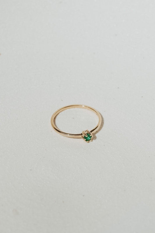Katherine Stuart | 14k Gold Emerald Charlotte Ring