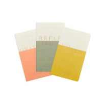 Designworks Ink | Goals Gratitude Reflection Notebooks
