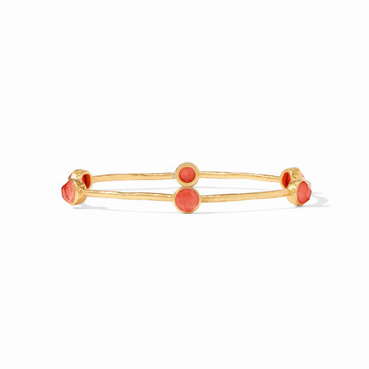 Julie Vos | Milano Bangle Iridescent Coral