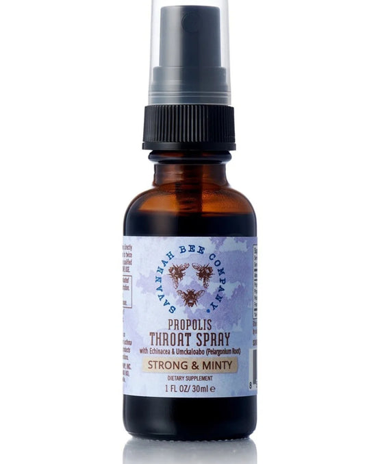 Savannah Bee | Strong + Minty Propolis Throat Spray