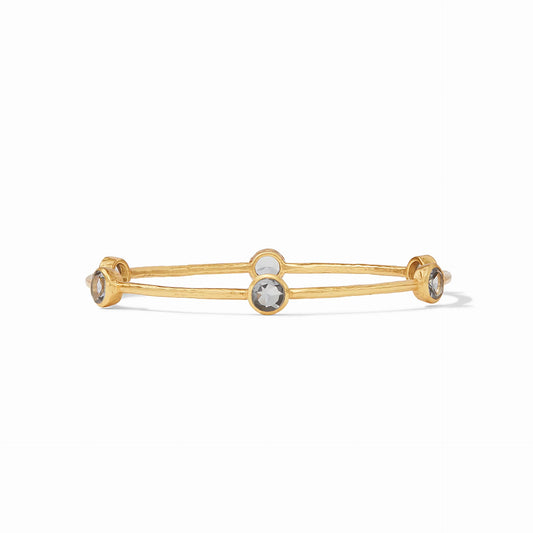 Julie Vos | Milano Bangle Charcoal Blue
