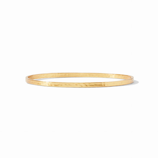Julie Vos | Crescent Bangle - Gold Hammered