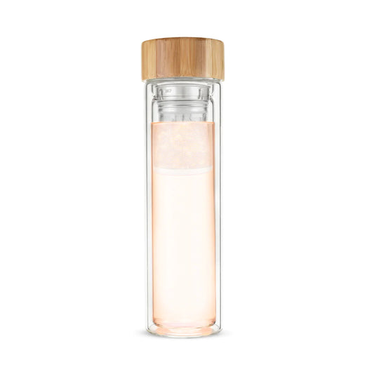 Pinky Up | Glass Travel Infuser Mug by Pinky